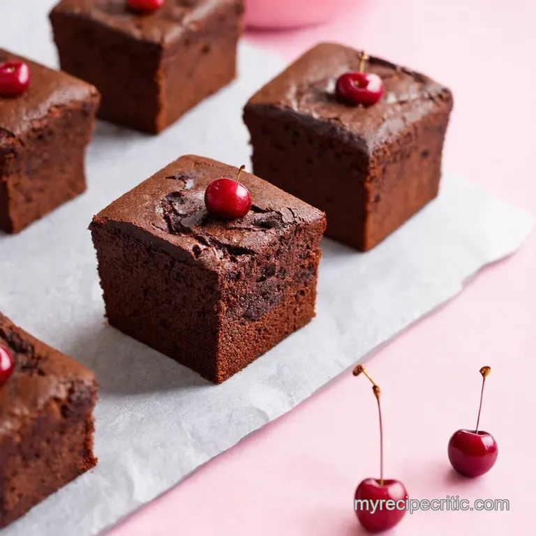 Mini Chocolate Cherry Blossom Dreams Loaves of Decadence
