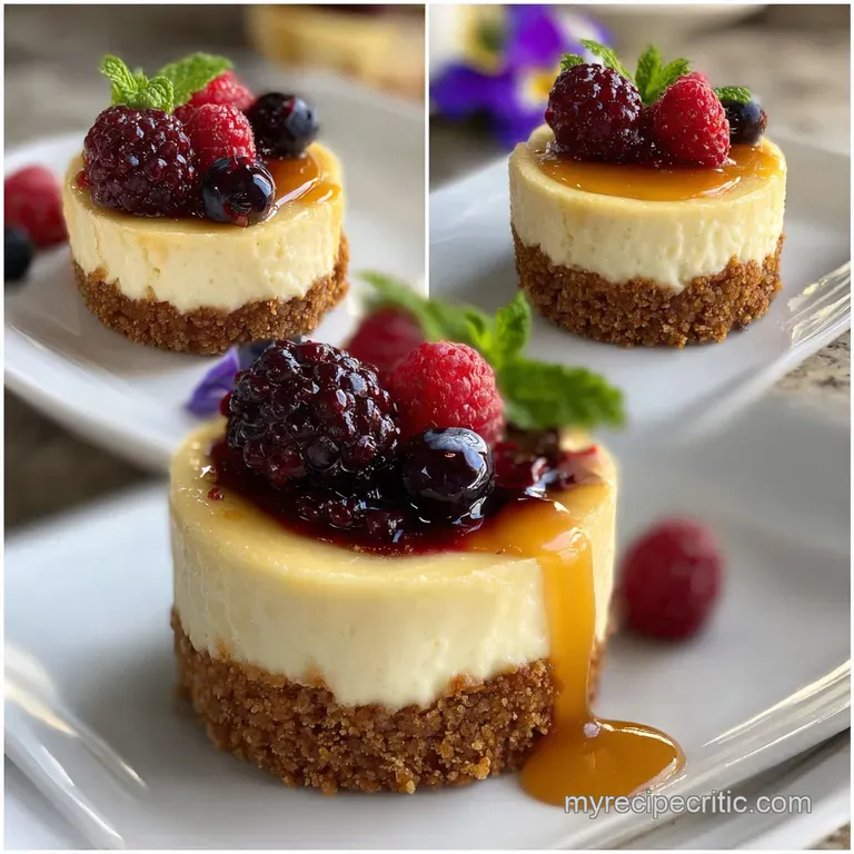 Mini Cheesecakes No Bake