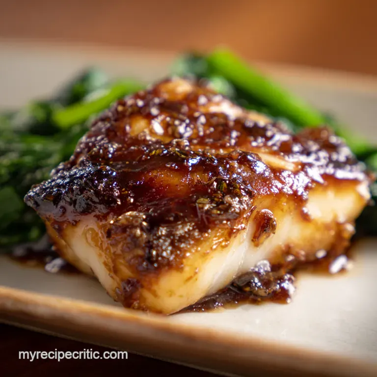 Miso Glazed Cod