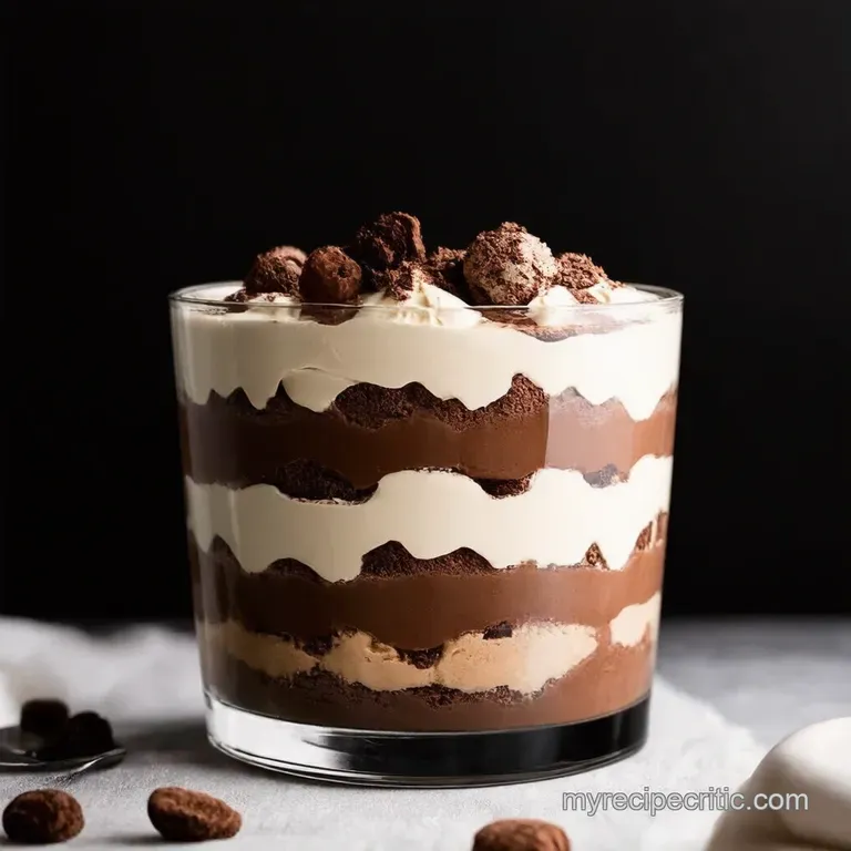 Mocha Mayhem A Tiramisu Trifle for Coffee and Chocolate Fiends