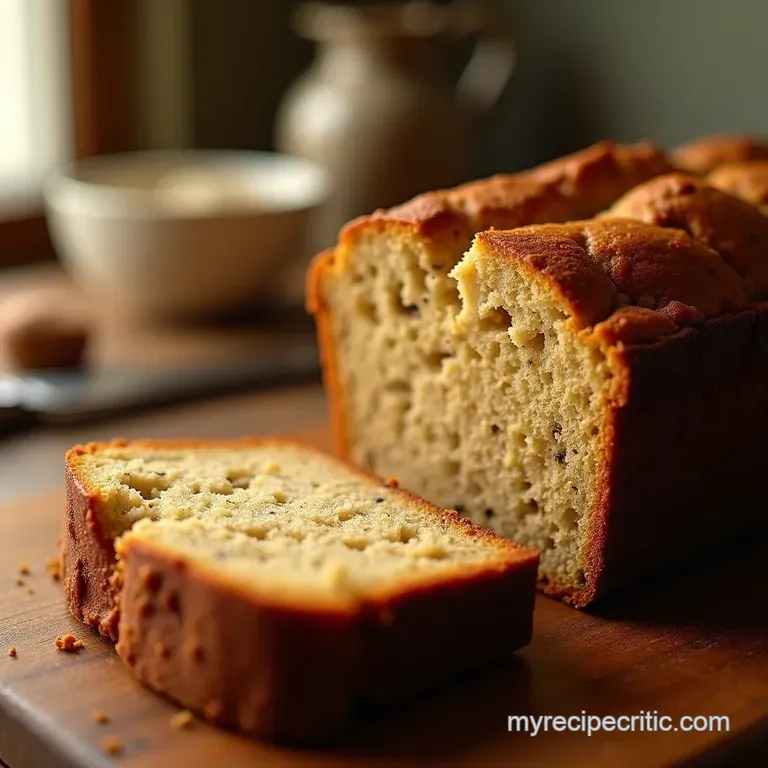 The Ultimate Comfort Deeply Moist Perfectly Spiced Banana Bread presentation
