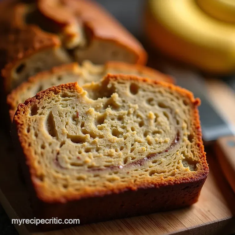 The Never Fails Comfort Classic Banana Bread presentation