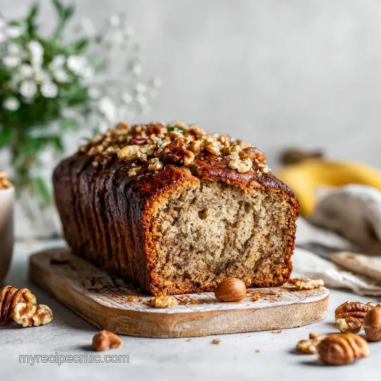 Glutenfree Banana Bread: the Ultimate Moist Loaf presentation