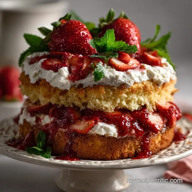 The Ultimate Strawberry Shortcake Cake Recipe