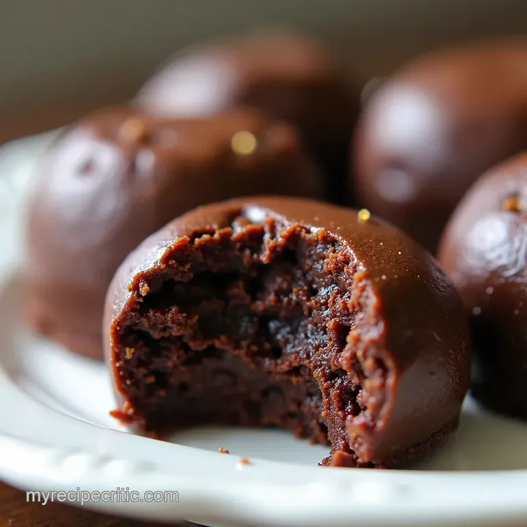 NoBake Fudgy Brownie Bites Inspired by Social Media Sensations