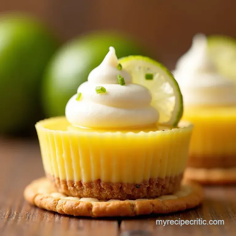 Nobake Key Lime Pie Bites Sunshine on a Cracker presentation