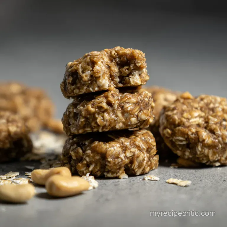 NoBake Peanut Butter Oatmeal Bites