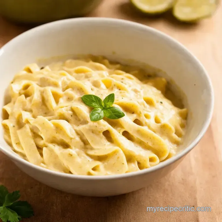 Olive Gardens Creamy Dream Homemade Alfredo Sauce presentation