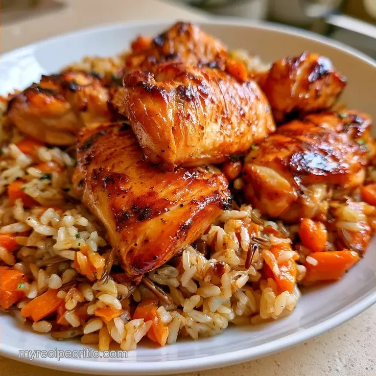 One Pan Chicken Wild Rice: Baked and Savory