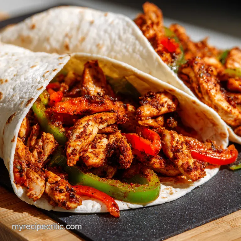 Onepan Fiesta Chicken Fajitas No Fuss All Flavor presentation