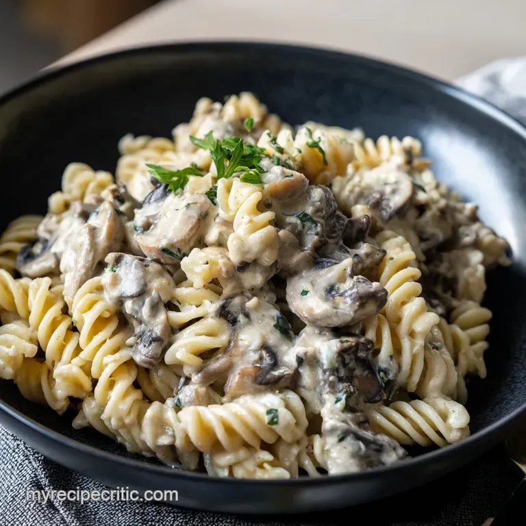 OnePot Wonder Creamy Mushroom Pasta Perfection