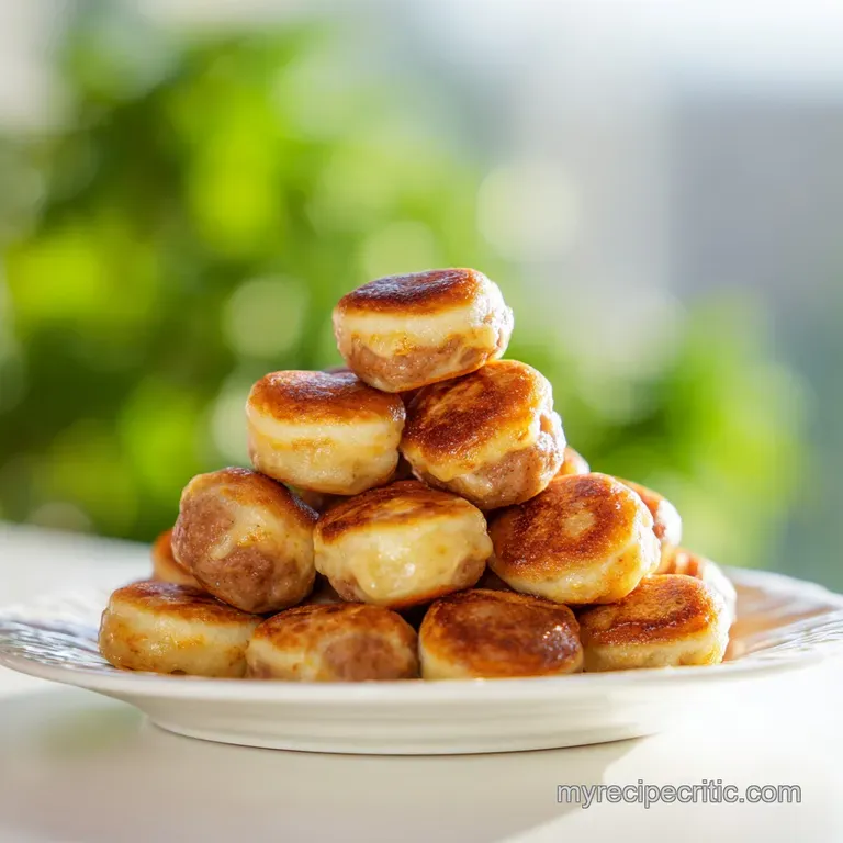 Guilt-Free Pancake Sausage Bites: Golden and Fluffy