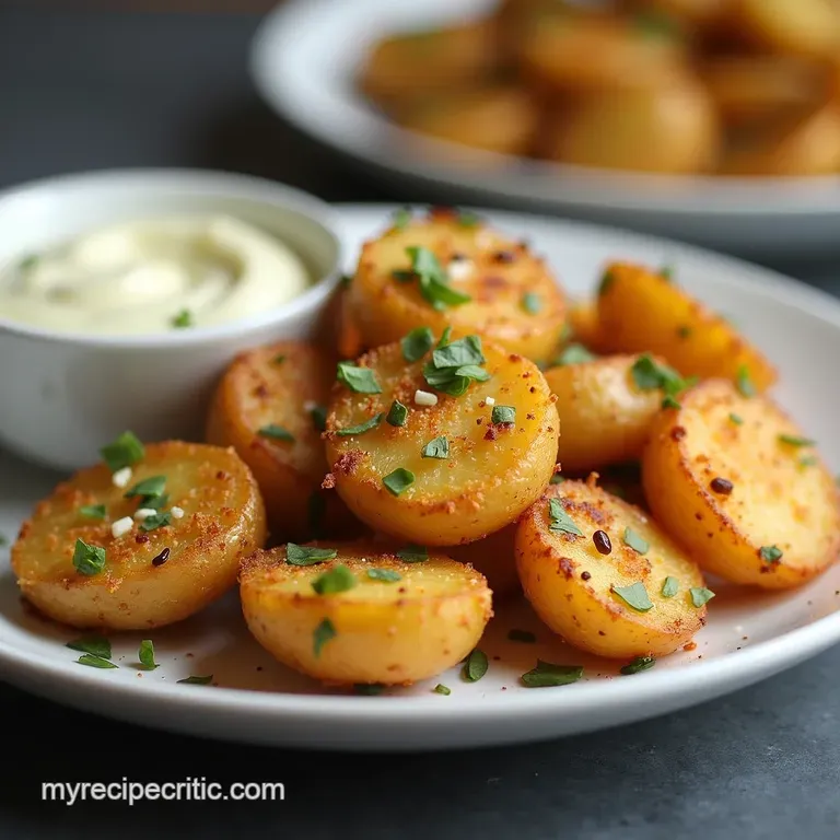 Golden Crusted Utterly Addictive Parmesan SmashRoasted Baby Potatoes