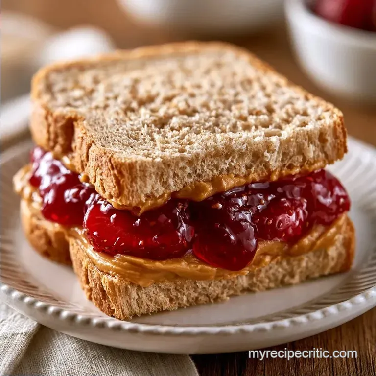 Peanut Butter and Jelly Sandwich Lunch in 5 Minutes