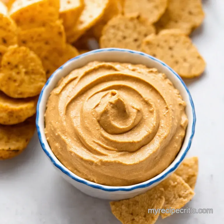 Peanut Butter Bliss Dip a Healthy Heavenly Treat presentation