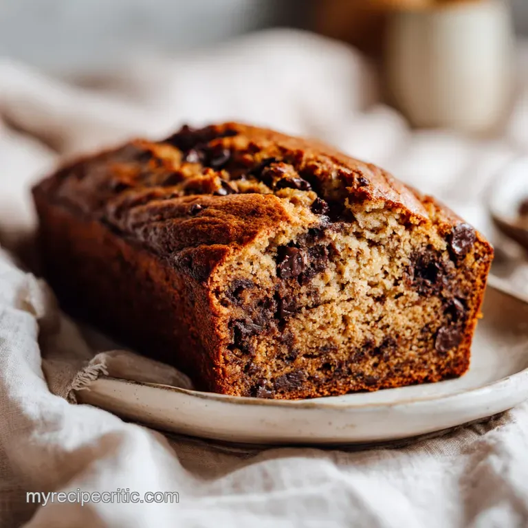 Peanut Butter Chocolate Chip Banana Bread