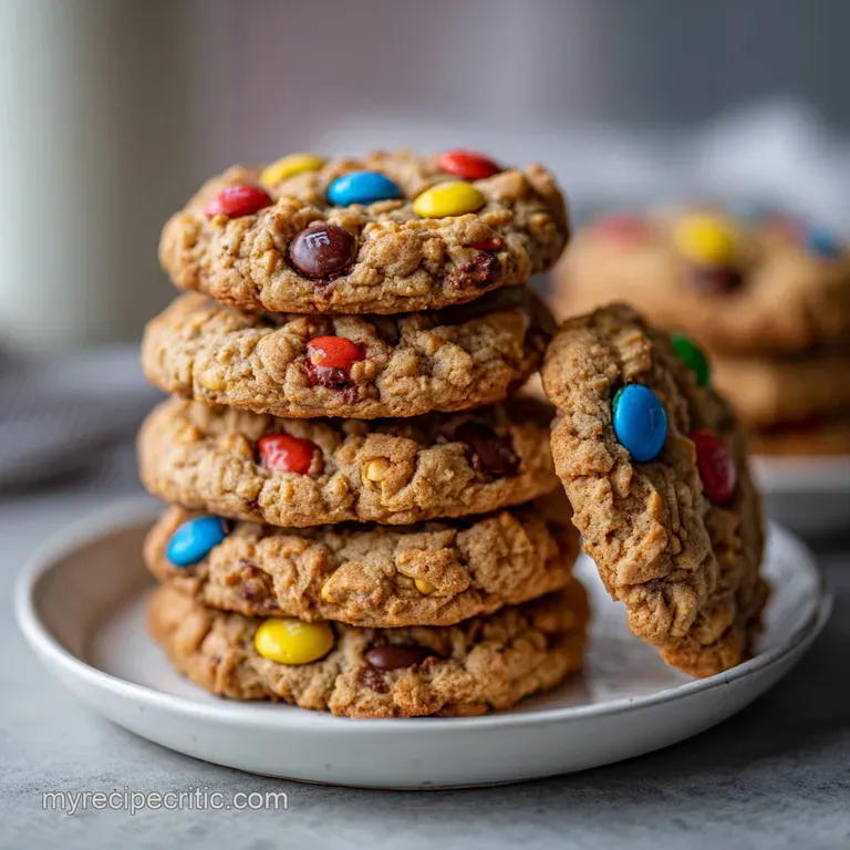 Peanut Butter Monster Cookies: Fudgy & Hearty