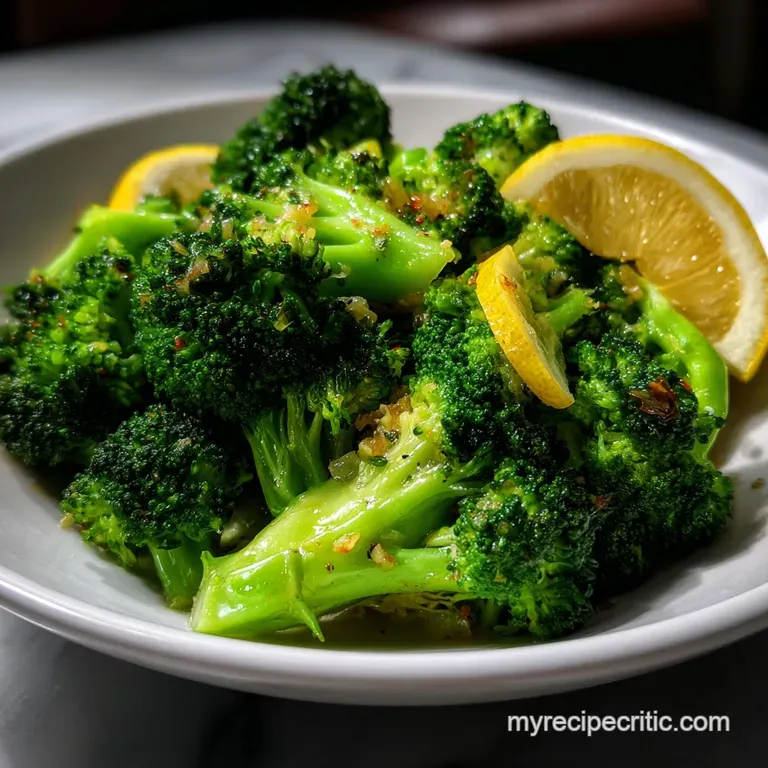 Boiled Broccoli: the Secret to Emerald Crunch presentation