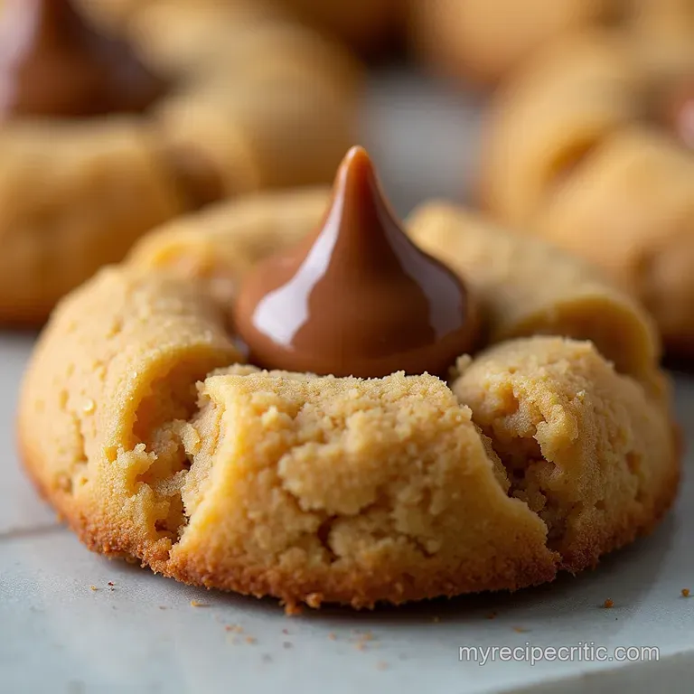 Grandmas Secret The Perfect Fudgy Peanut Butter Blossom
