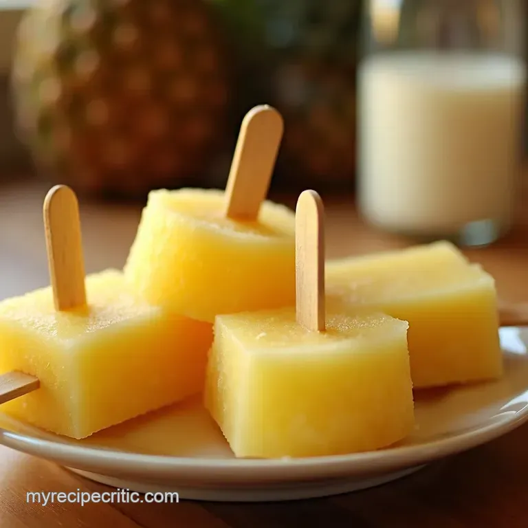 Pineapple Pupsicles Frozen Tropical Dog Treats presentation