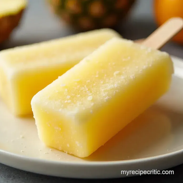 Pineapple Pupsicles Frozen Tropical Dog Treats