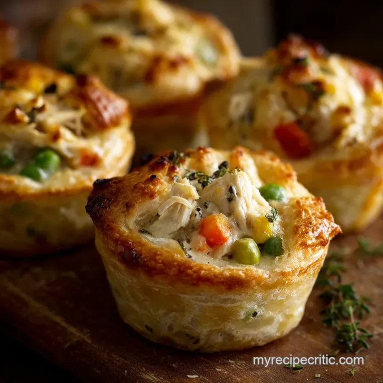 PintSized Perfection Proper Flaky Mini Chicken Pot Pies