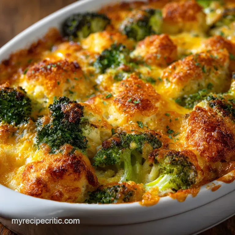 The Proper Cheesy Broccoli and Cheddar Bake a Chefs Upgrade presentation