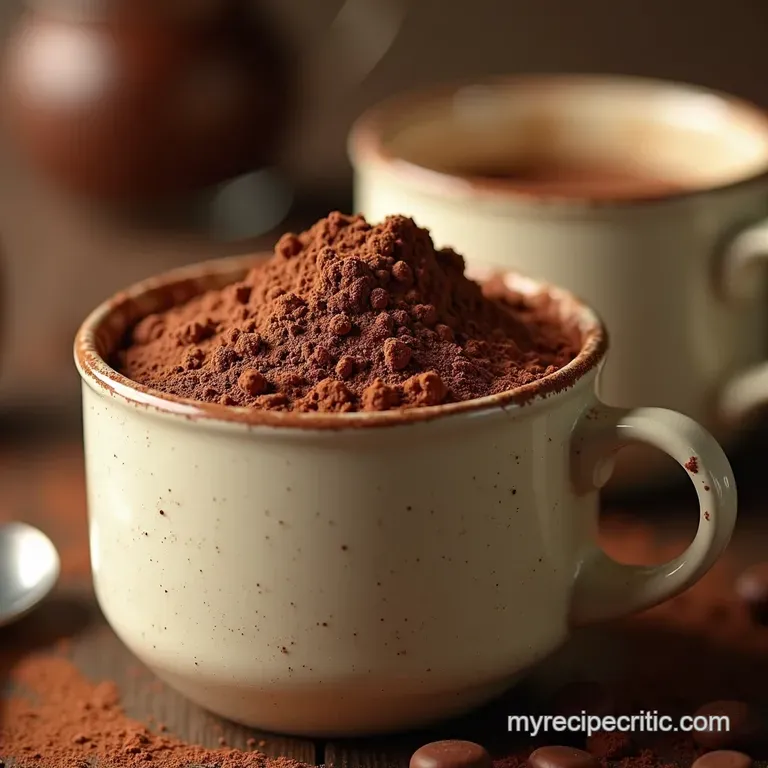 Proper Lush Homemade Hot Chocolate Powder presentation