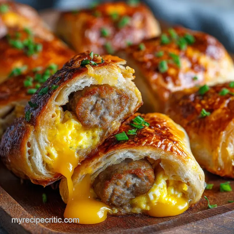 Sausage Egg Breakfast Rolls: Proper Morning Glory Rolls