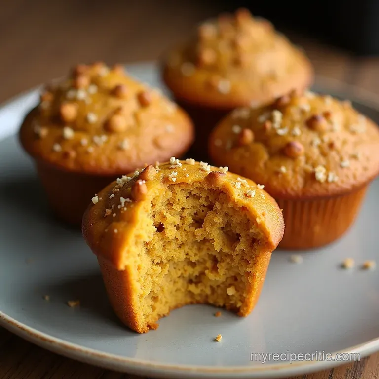 HighProtein Cottage Cheese Pumpkin Muffins Recipe