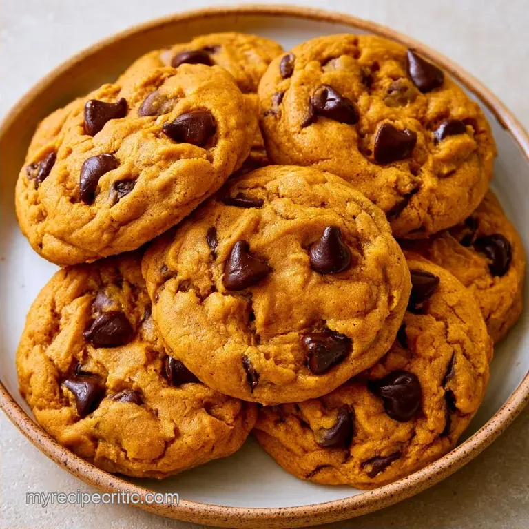 Pumpkin Chocolate Chip Cookies in 37 Minutes