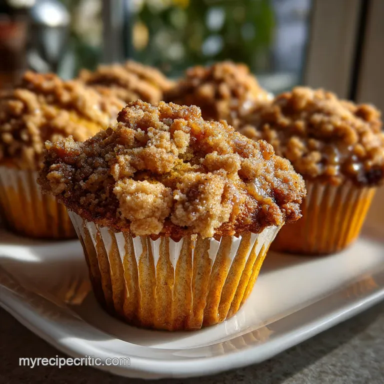 Pumpkin Streusel Muffins