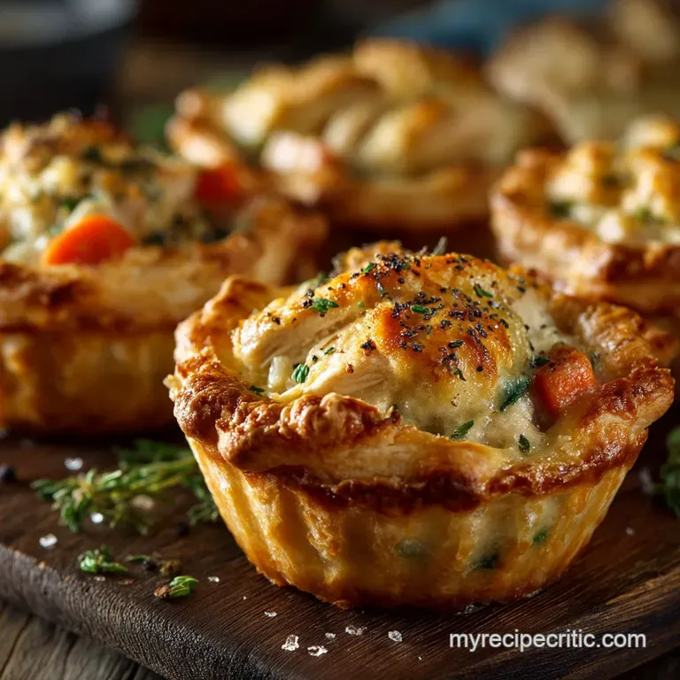 Pocket Rockets Individual Chicken Pot Pies The Muffin Tin Method