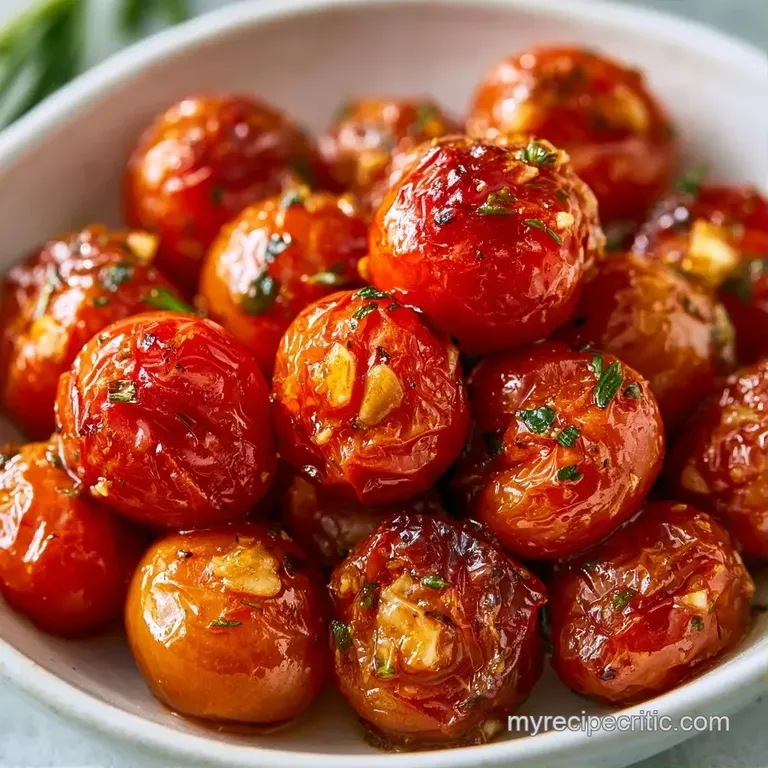 Vibrant red tomato sauce drizzled over al dente pasta, topped with a sprig of fresh green basil and shaved parmesan.