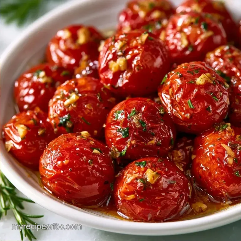 Quick Roasted Cherry Tomato Sauce with Garlic
