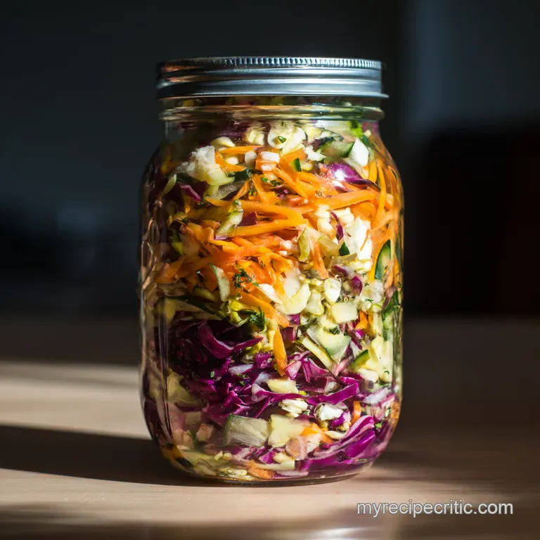 Rainbow Veggie Mason Jar Salads presentation