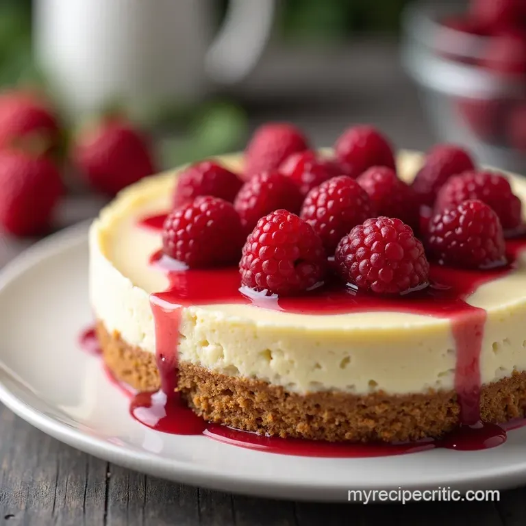 Raspberry Ripple Dream Cheesecake