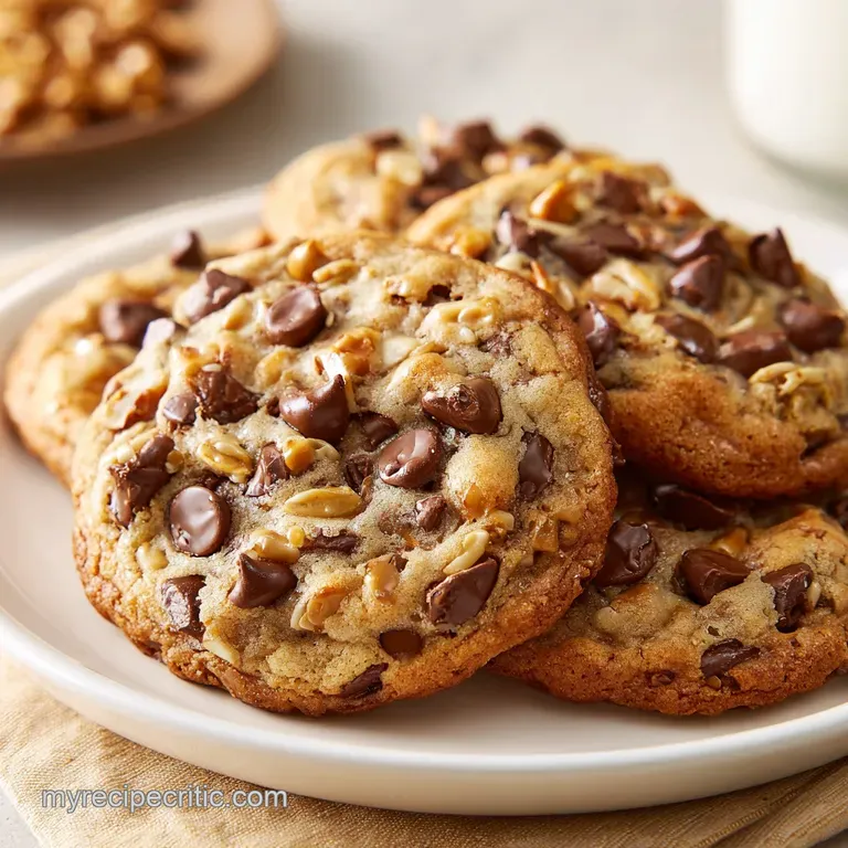 Rice Krispie Chocolate Chip Cookies: Shatter Crisp