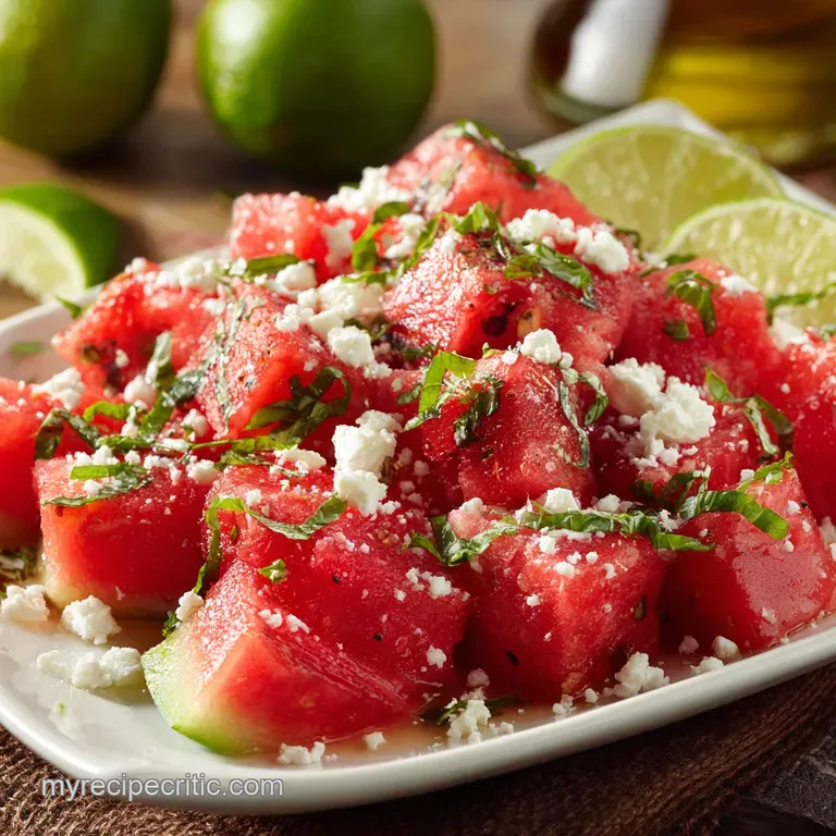 Watermelon Feta Salad: Sweet Salty Perfection