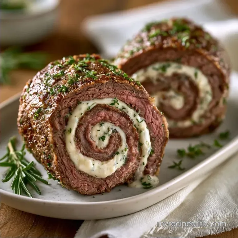 Roast Beef Roll Ups with Horseradish and Cream Cheese