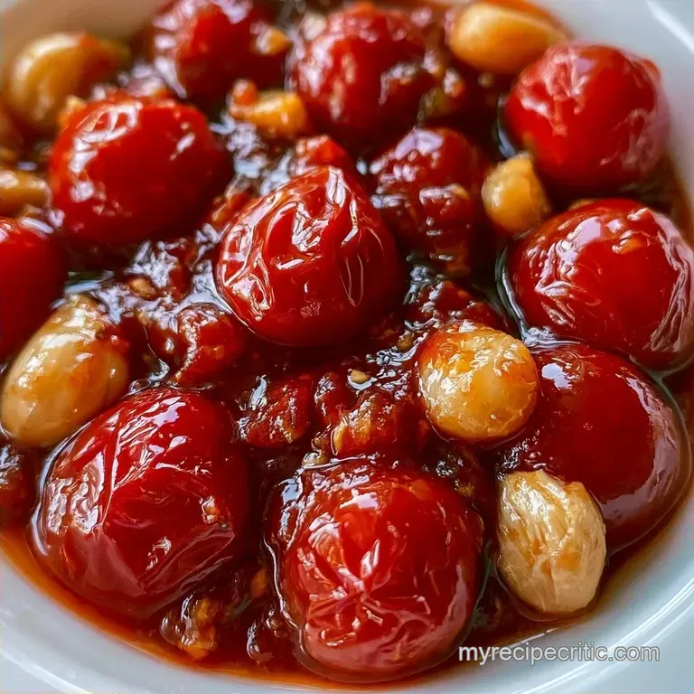 Roasted Cherry Tomato Sauce with Garlic