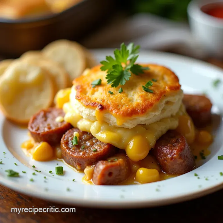 The Ultimate Weekend WakeUp Sausage Biscuit Bake