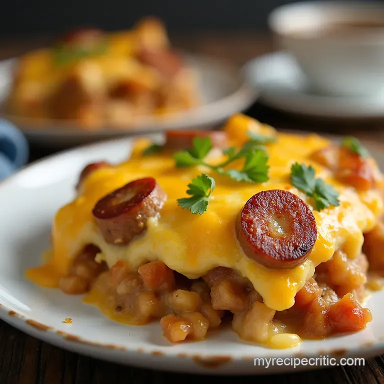 The Unofficial Crack Breakfast Casserole Cheesy SausageLoaded Comfort Bake