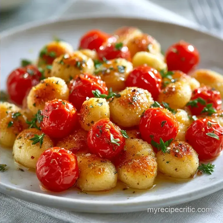 Sheet Pan Cherry Tomato Dinner in 25 Minutes