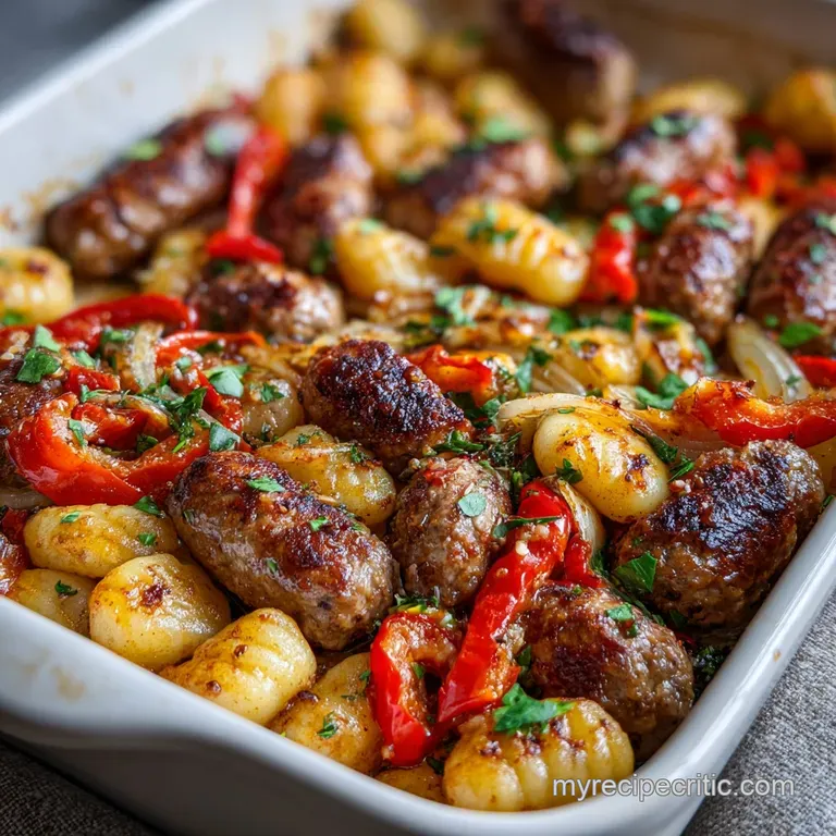 Weeknight Recipes: Sheet Pan Sausage Gnocchi Feast