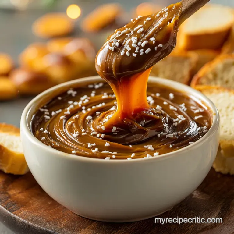 Silky Salted Butter Caramel Dip The Golden Standard