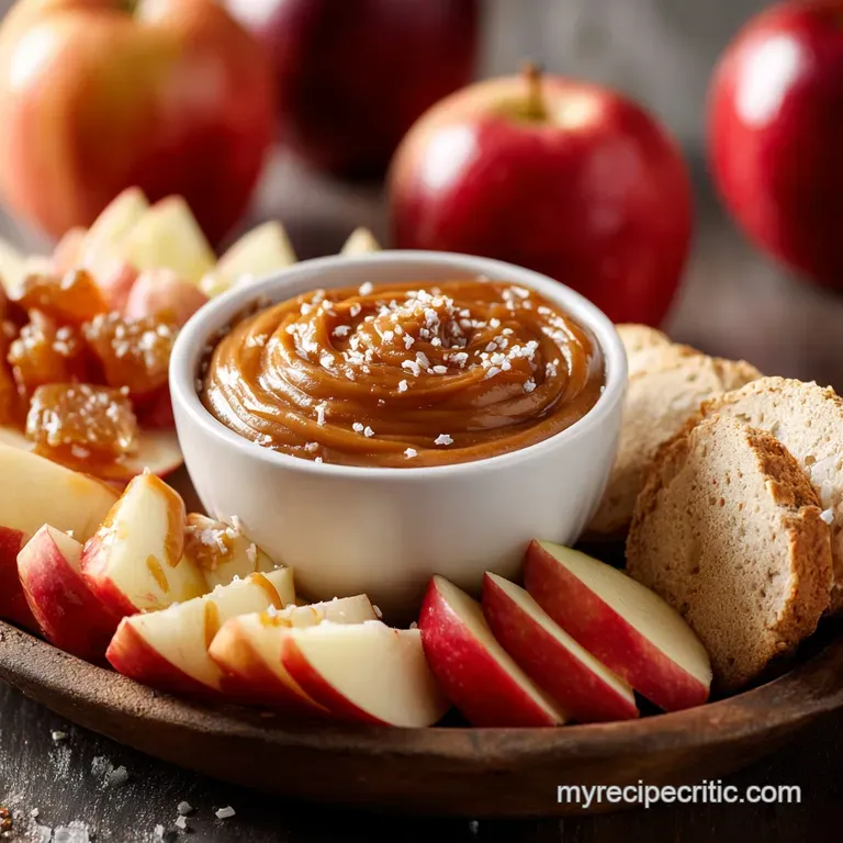 Silky Smooth Salted Caramel Dip the Ultimate Dipping Sauce presentation