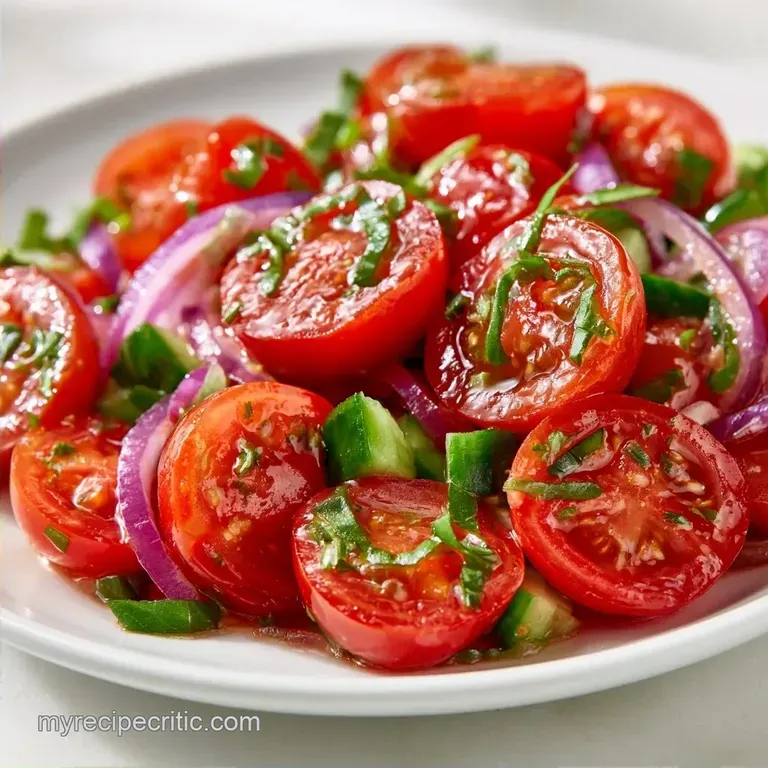 Simple Cherry Tomato Salad in 10 Minutes