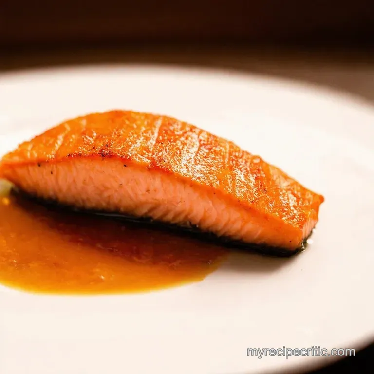 Sizzling Sriracha Honey Salmon Sweet Heat Perfection presentation