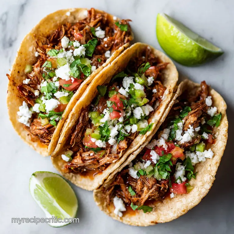 Slow Cooker Beef Carnitas Tacos: Crispy and Tender